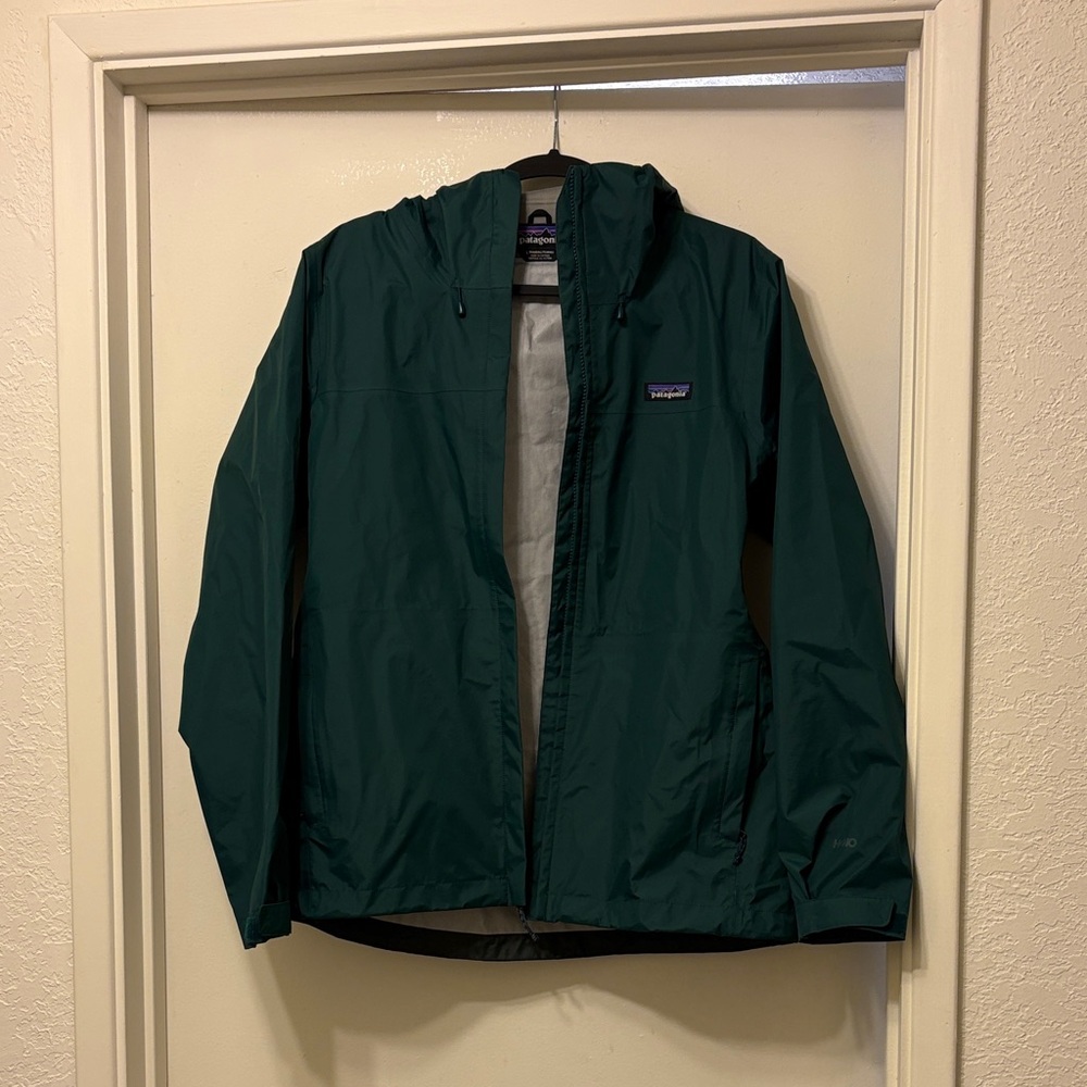 Patagonia Dark Green Raincoat